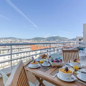 Palais Med - Palais Mediterraneen - Panoramic View Apartment Nice